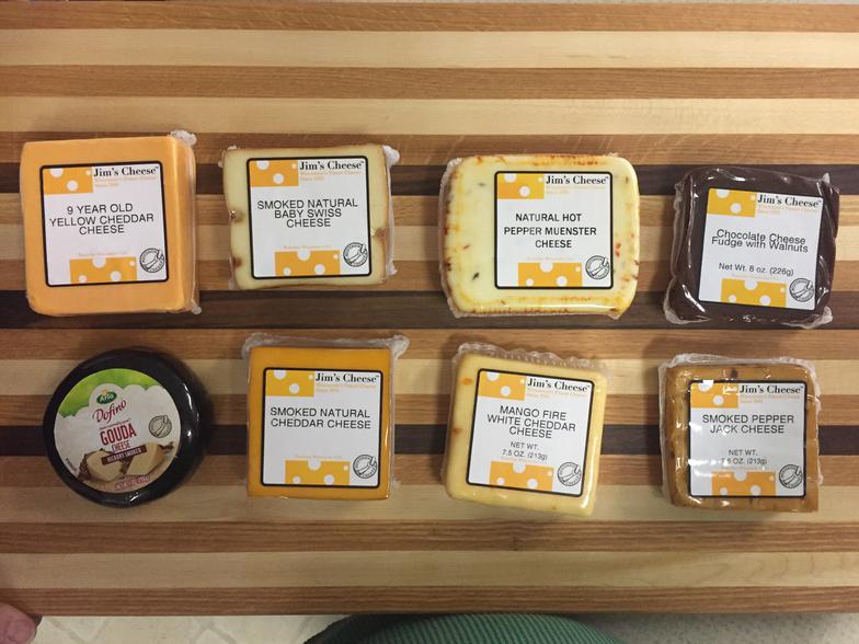 Wisconsin Specialty Cheeses For Sale Howard City and Northern Michigan